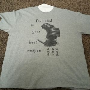 Japanese samurai t shirt